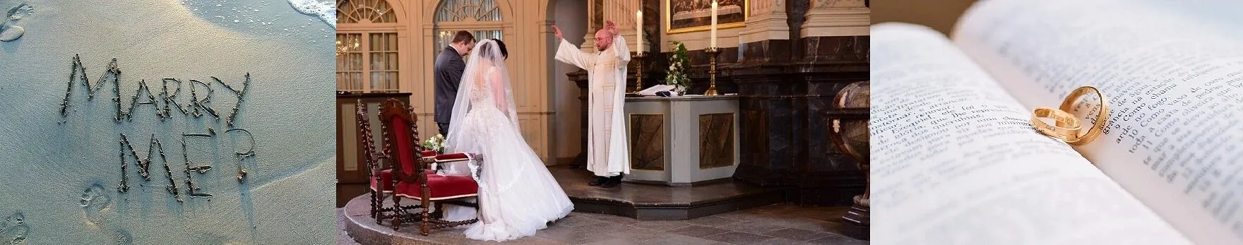 Trauung in der Kirche Schönberg